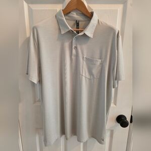 Vuori Cream Zyphyr Polo Shirt
